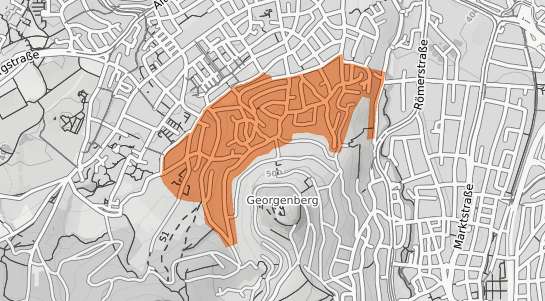 Mietspiegelkarte Reutlingen Georgenberg