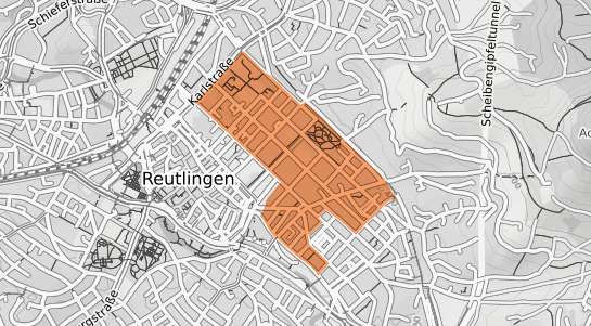 Mietspiegelkarte Reutlingen Oststadt