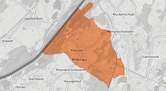 Mietspiegelkarte Rheinau Freistett
