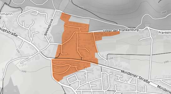 Mietspiegelkarte Rinteln Todenmann