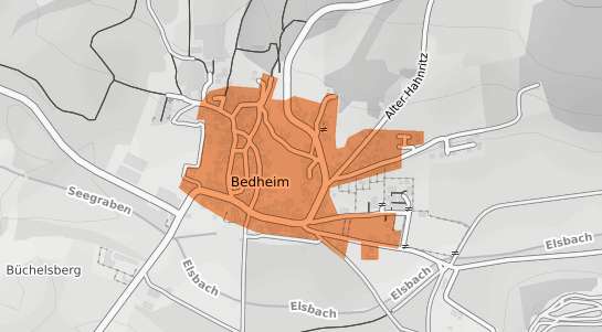 Mietspiegelkarte R&ouml;mhild Bedheim