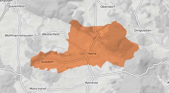 Mietspiegelkarte R&ouml;mhild Haina