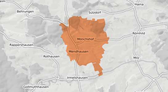 Mietspiegelkarte R&ouml;mhild Mendhausen
