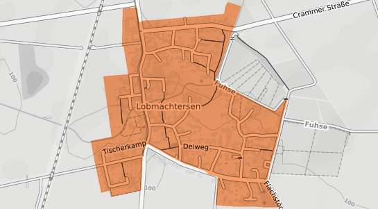 Mietspiegelkarte Salzgitter Lobmachtersen