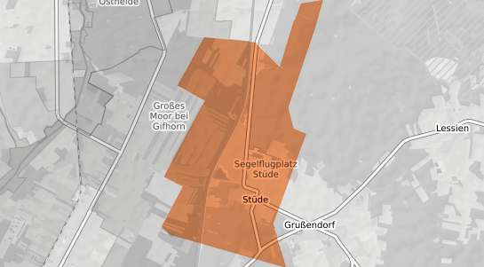 Mietspiegelkarte Sassenburg St&uuml;de