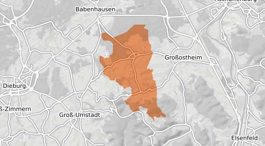 Mietspiegelkarte Schaafheim Schaafheim