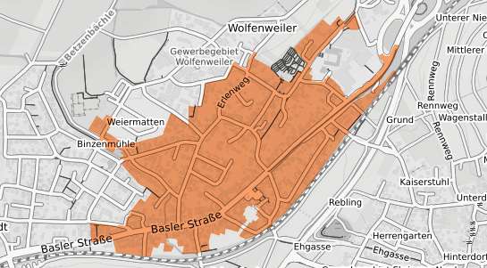 Mietspiegelkarte Schallstadt Wolfenweiler
