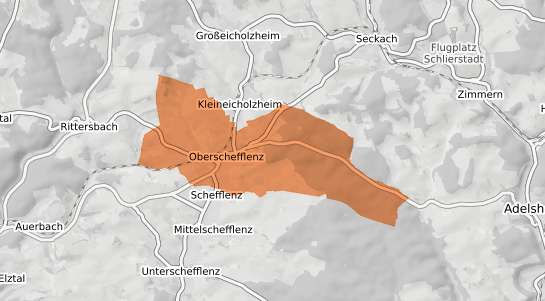 Mietspiegelkarte Schefflenz Oberschefflenz