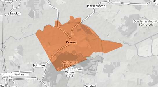 Mietspiegelkarte Schiffdorf Bramel