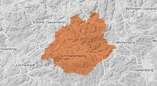 Mietspiegelkarte Schmallenberg Schmallenberg