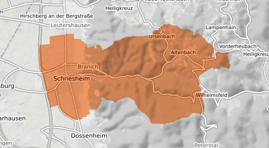 Mietspiegelkarte Schriesheim Schriesheim