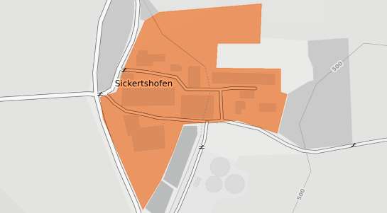 Mietspiegelkarte Schwabhausen (Th&uuml;ringen) Sickertshofen