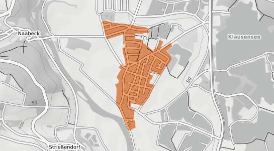 Mietspiegelkarte Schwandorf B&uuml;chelk&uuml;hn