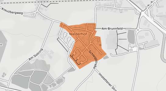 Mietspiegelkarte Schwandorf Niederhof