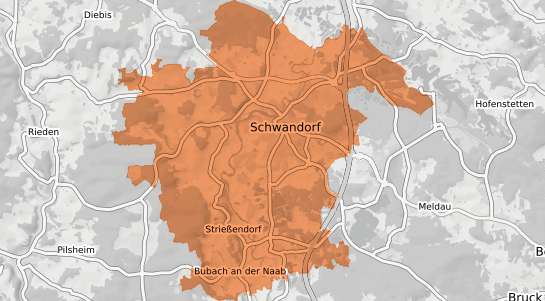 Mietspiegelkarte Schwandorf Schwandorf