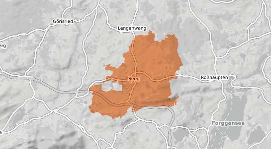 Mietspiegelkarte Seeg Seeg