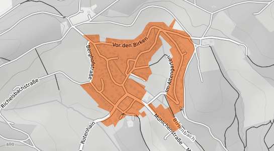 Mietspiegelkarte Siegen Meiswinkel