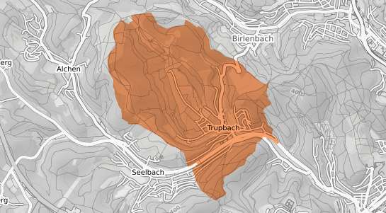 Mietspiegelkarte Siegen Trupbach