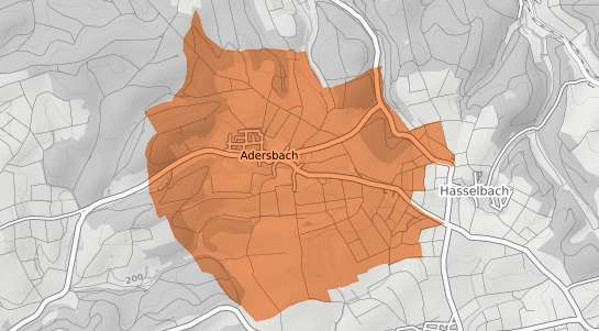 Mietspiegelkarte Sinsheim Adersbach