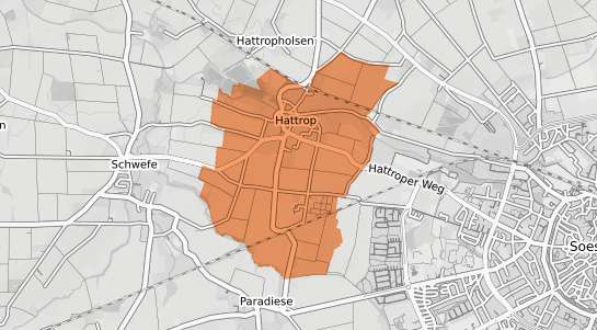 Mietspiegelkarte Soest Hattrop