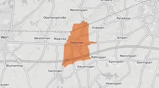 Mietspiegelkarte Soest Ost&ouml;nnen
