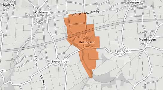 Mietspiegelkarte Soest R&ouml;llingsen