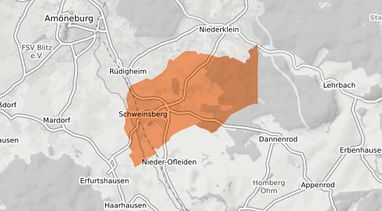 Mietspiegelkarte Stadtallendorf Schweinsberg