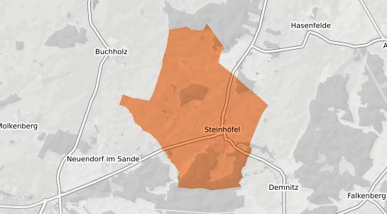 Mietspiegelkarte Steinhoefel Steinh&ouml;fel