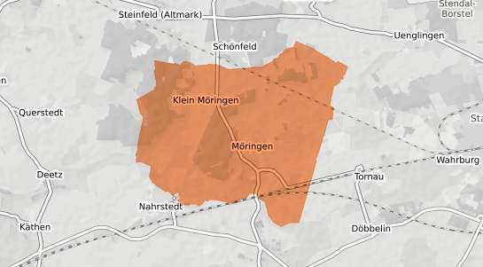 Mietspiegelkarte Stendal M&ouml;ringen