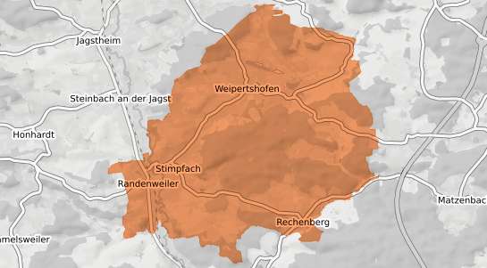 Mietspiegelkarte Stimpfach Stimpfach