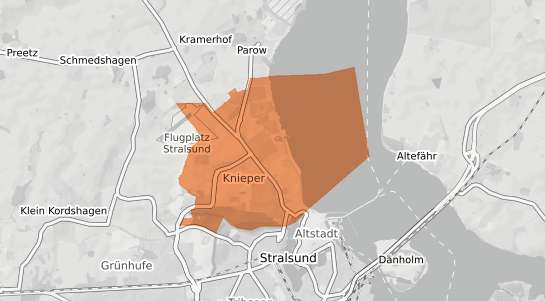 Mietspiegelkarte Stralsund Knieper