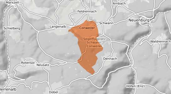 Mietspiegelkarte Straubenhardt Conweiler