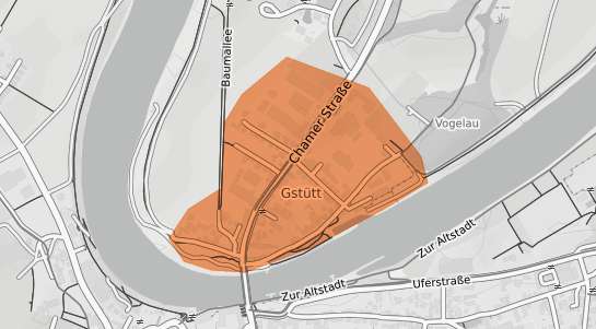 Mietspiegelkarte Straubing Gst&uuml;tt