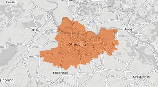 Mietspiegelkarte Straubing Straubing