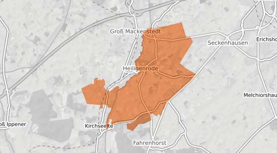 Mietspiegelkarte Stuhr Heiligenrode