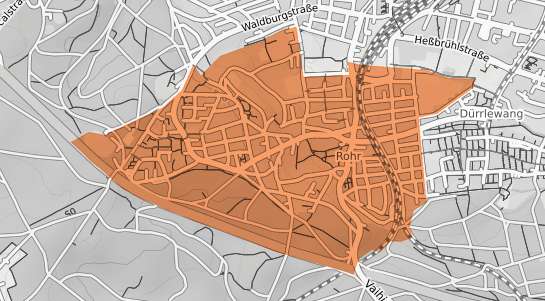Mietspiegelkarte Stuttgart Rohr