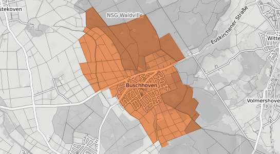 Mietspiegelkarte Swisttal Buschhoven