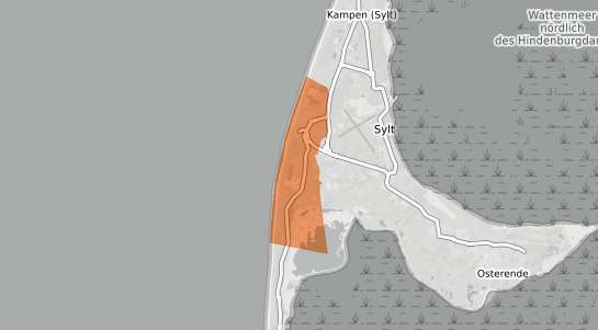 Mietspiegelkarte Sylt Westerland