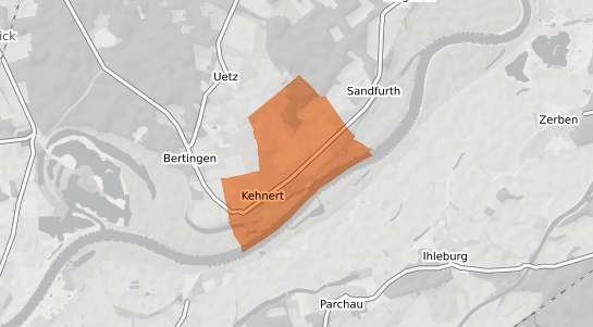 Mietspiegelkarte Tangerh&uuml;tte Kehnert