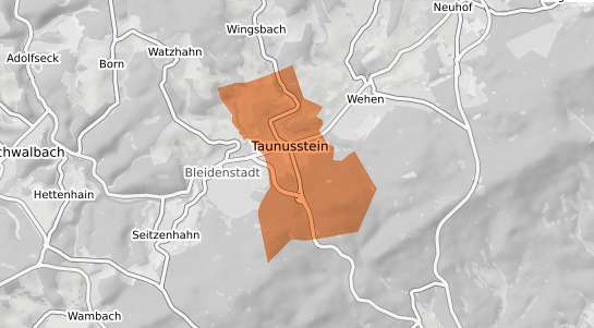 Mietspiegelkarte Taunusstein Hahn