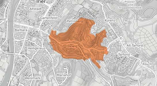 Mietspiegelkarte Trier Olewig