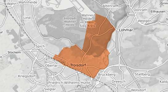 Mietspiegelkarte Troisdorf Troisdorf