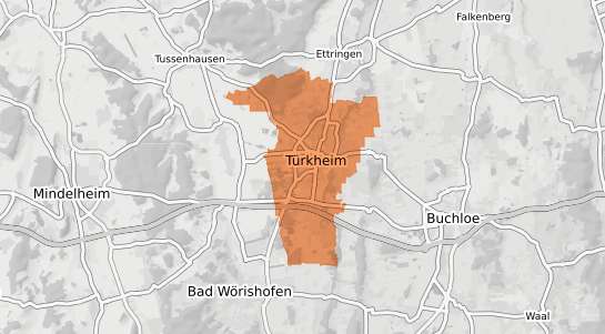 Mietspiegelkarte T&uuml;rkheim T&uuml;rkheim