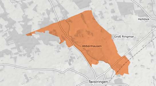 Mietspiegelkarte Twistringen Abbenhausen