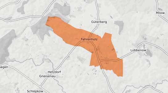 Mietspiegelkarte Uckerland Fahrenholz