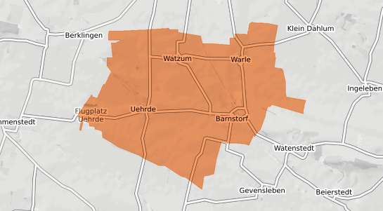 Mietspiegelkarte Uehrde &Uuml;hrde