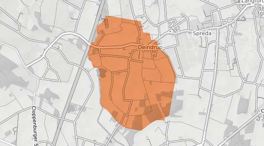 Mietspiegelkarte Vechta Deindrup