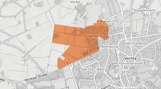 Mietspiegelkarte Vechta Stukenborg