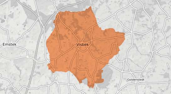 Mietspiegelkarte Visbek Visbek