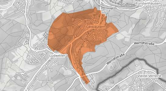 Mietspiegelkarte V&ouml;lklingen Geislautern